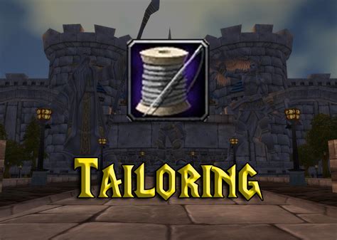 wow classic tailoring recipes list